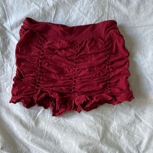 EUC Free People Ruched Seamless shorts